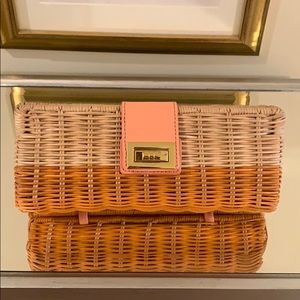 J.Crew Straw Clutch